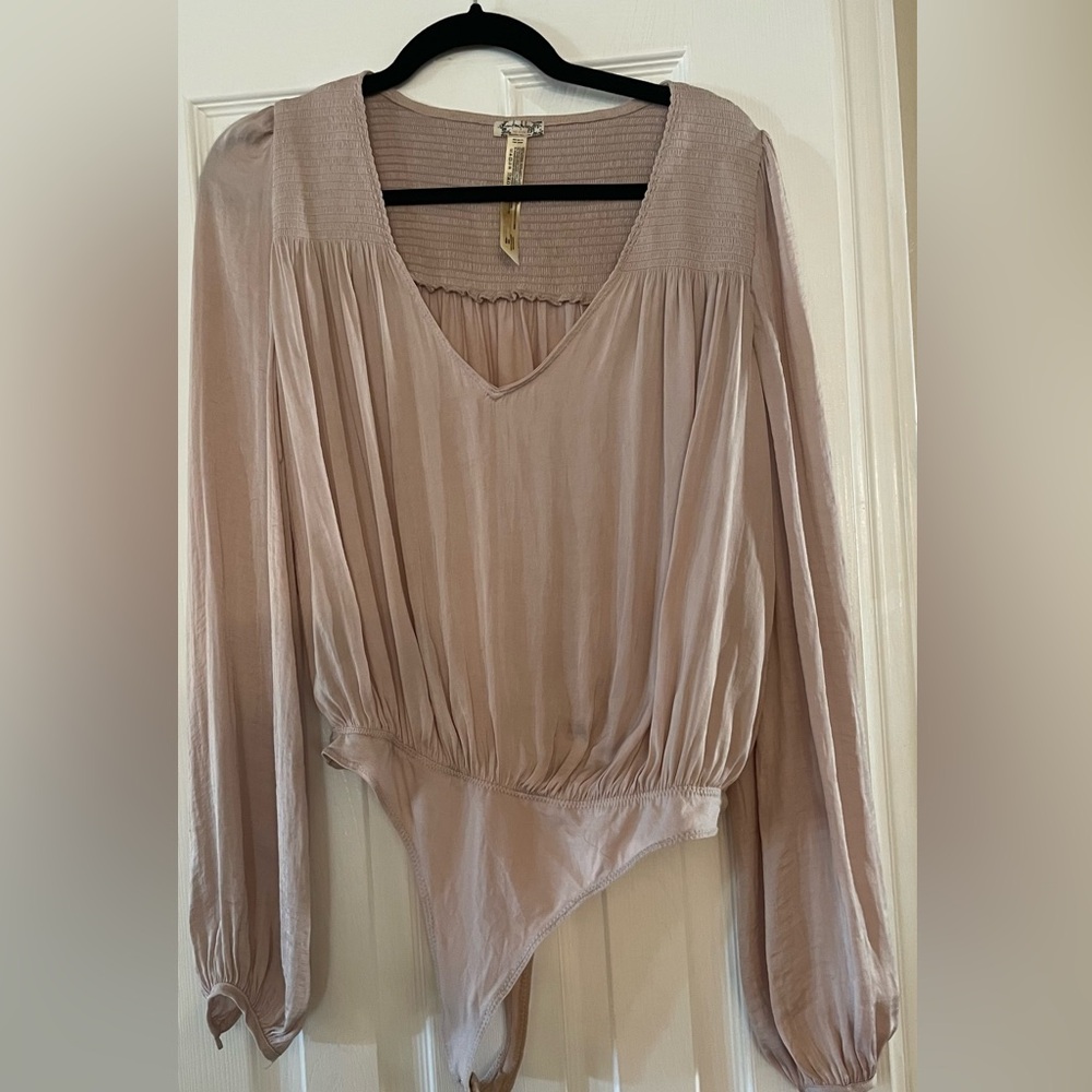 Free People Blush Bodysuit